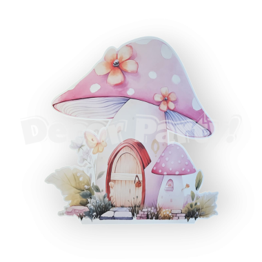 Casa ciupercuta - figurina printata