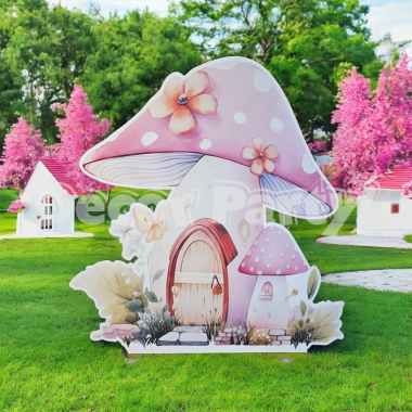 Casa ciupercuta - figurina printata