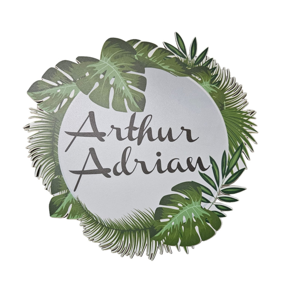 Panou cu nume tema jungla