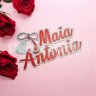 Nume cu martisor, din MDF