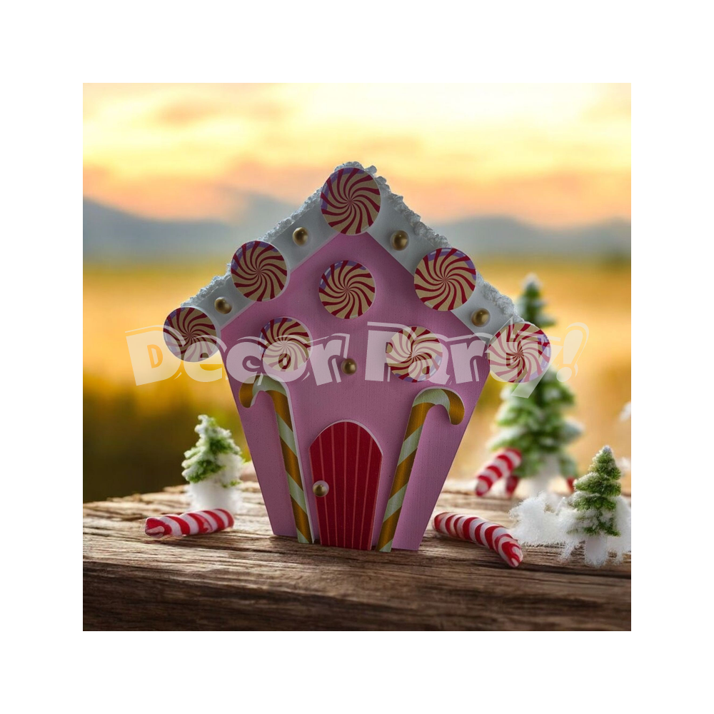 Casuta turta dulce - decor