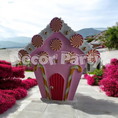 Casuta turta dulce - decor