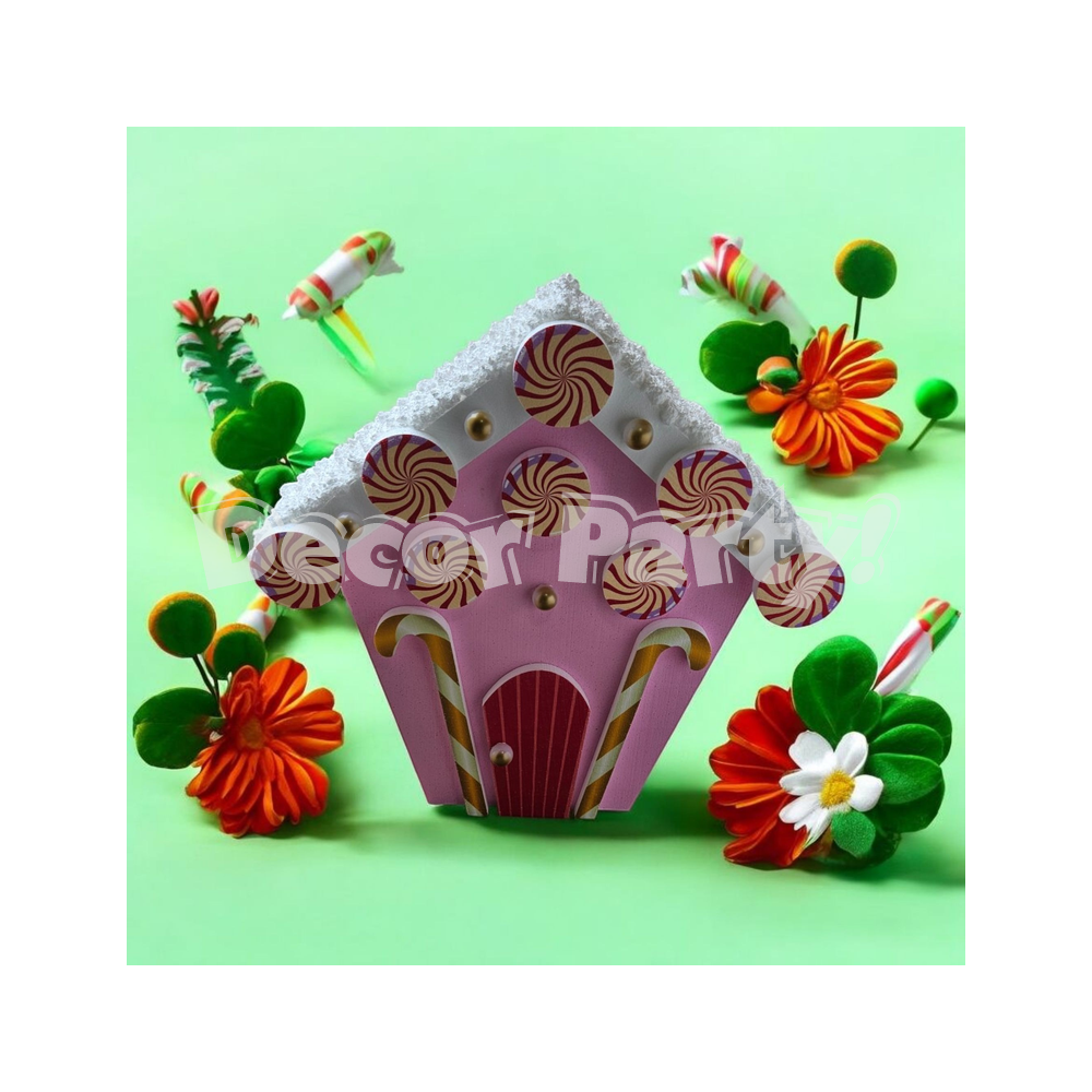 Casuta turta dulce - decor