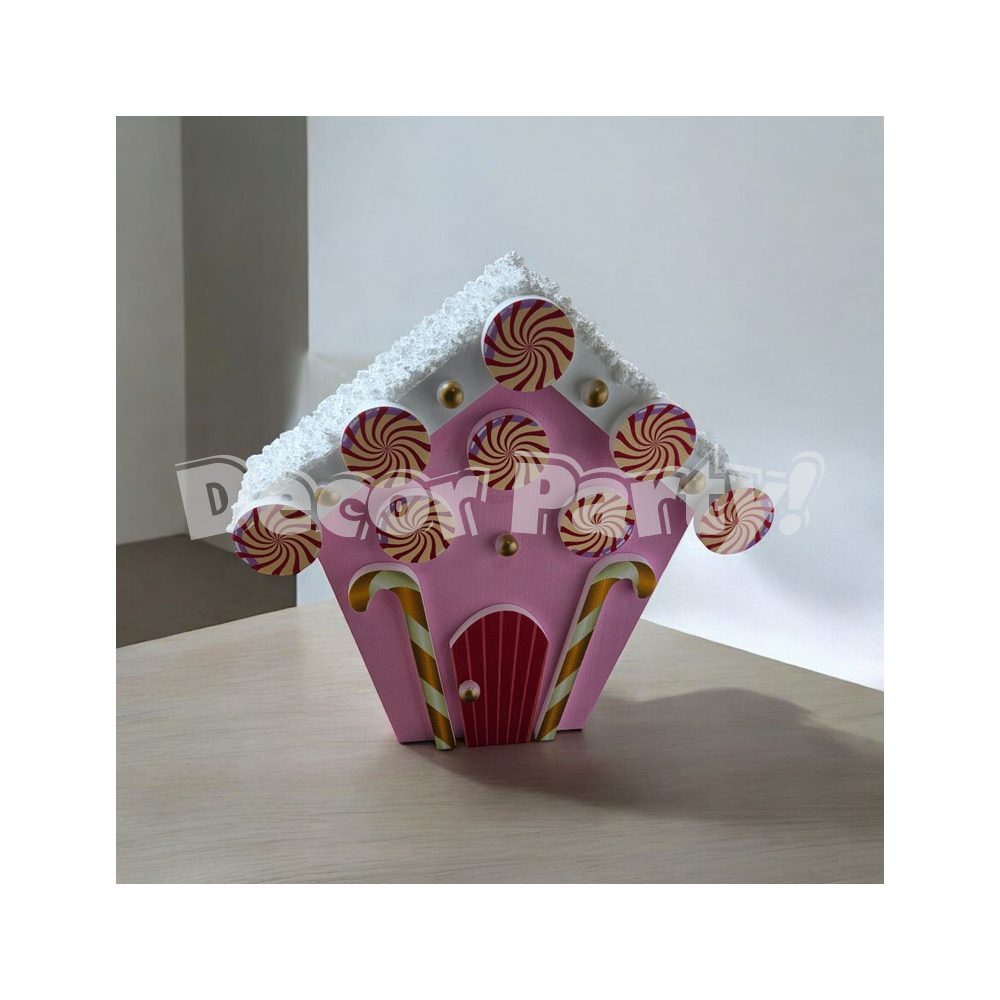 Casuta turta dulce - decor