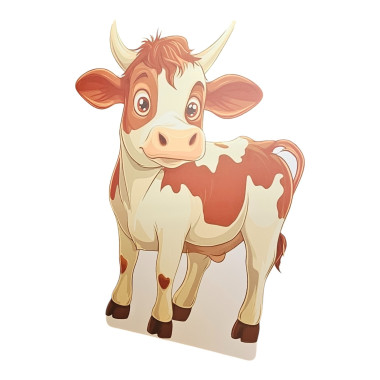 Vaca - figurina printata