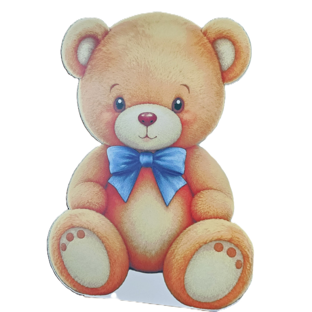 Ursulet cu funda bleu - figurina printata