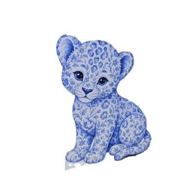 Leu Toile Safari - figurina printata