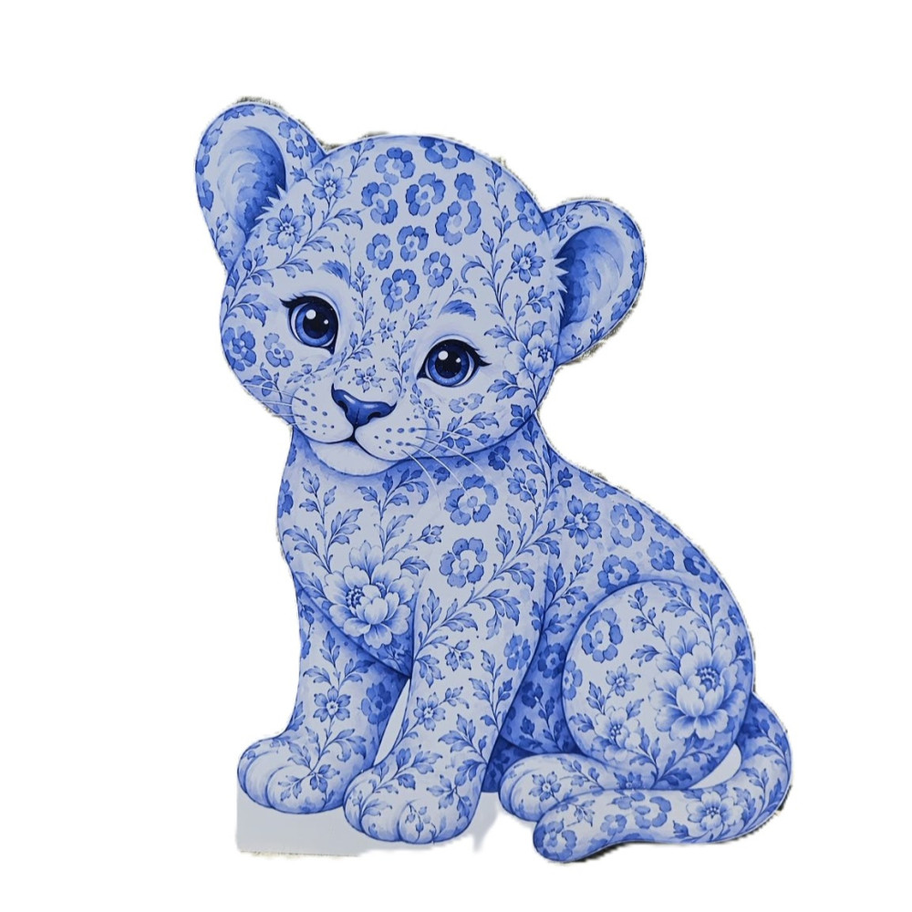 Leu Toile Safari - figurina printata