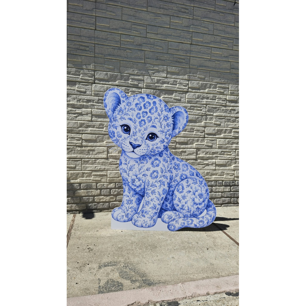 Leu Toile Safari - figurina printata