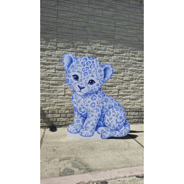 Leu Toile Safari - figurina printata