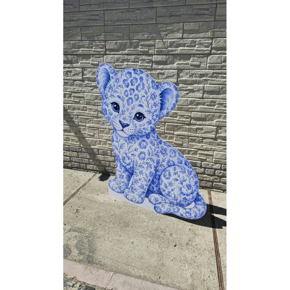 Leu Toile Safari - figurina printata