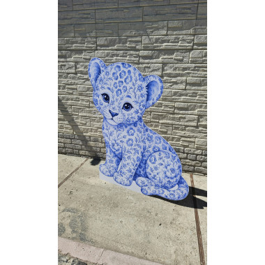Leu Toile Safari - figurina printata